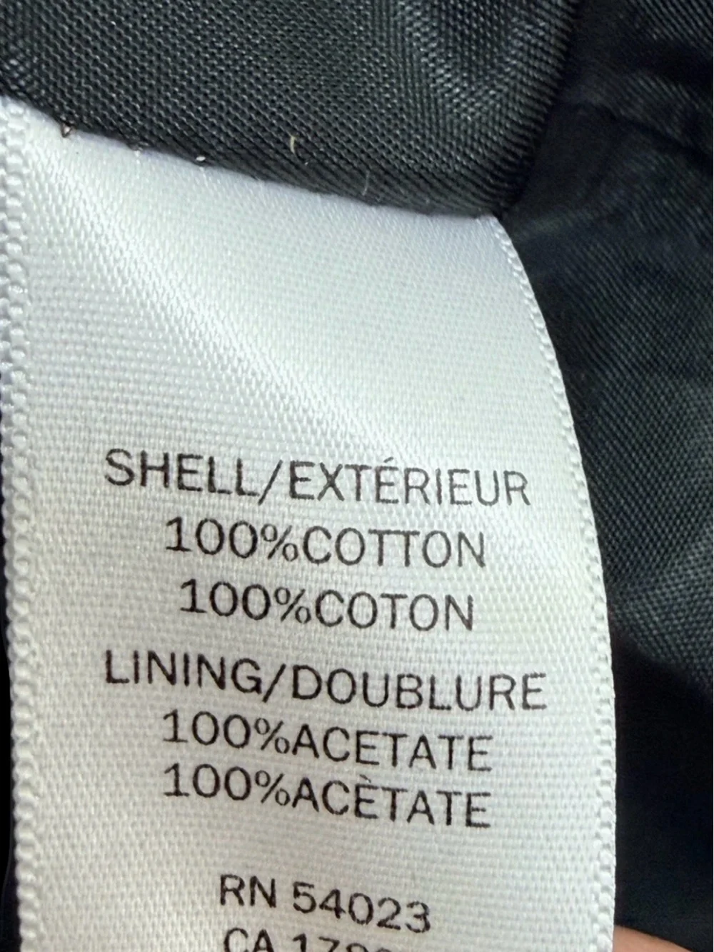 Banana Republic Men’s Size 40S Long Sleeve 2 Button Blazer Solid Black Cotton